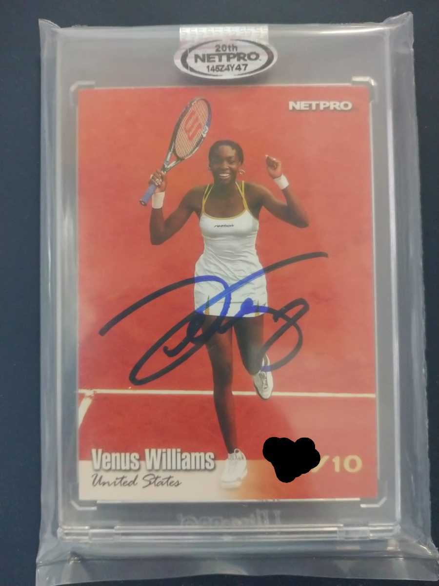 Venus Williams Buy Back Autograhed /10 ヴィーナス ウィリアムズ　バイバックオート　/10