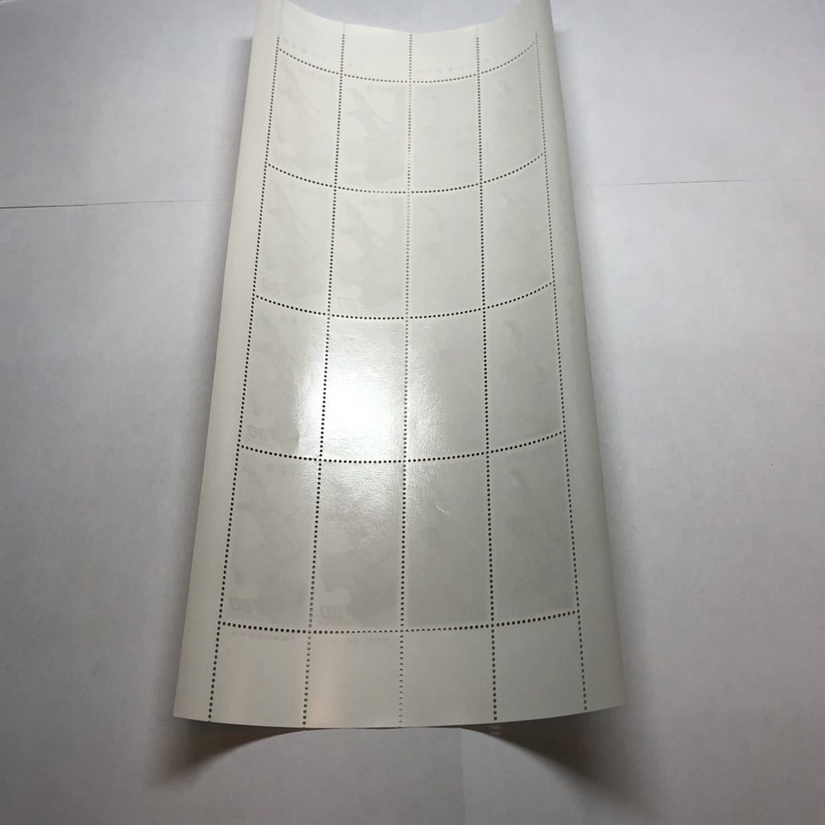 切手シート】☆見返り美人・月に雁☆小型シート/郵便切手/80円/16