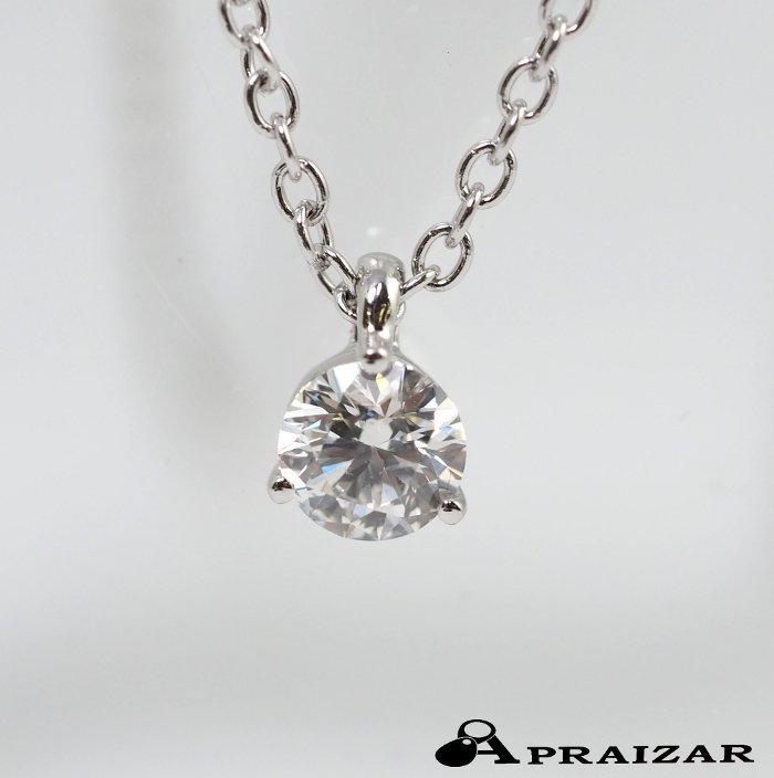 正規代理店 Ponte [44676] ネックレス 1粒ダイヤ0.308ct K18ホワイト