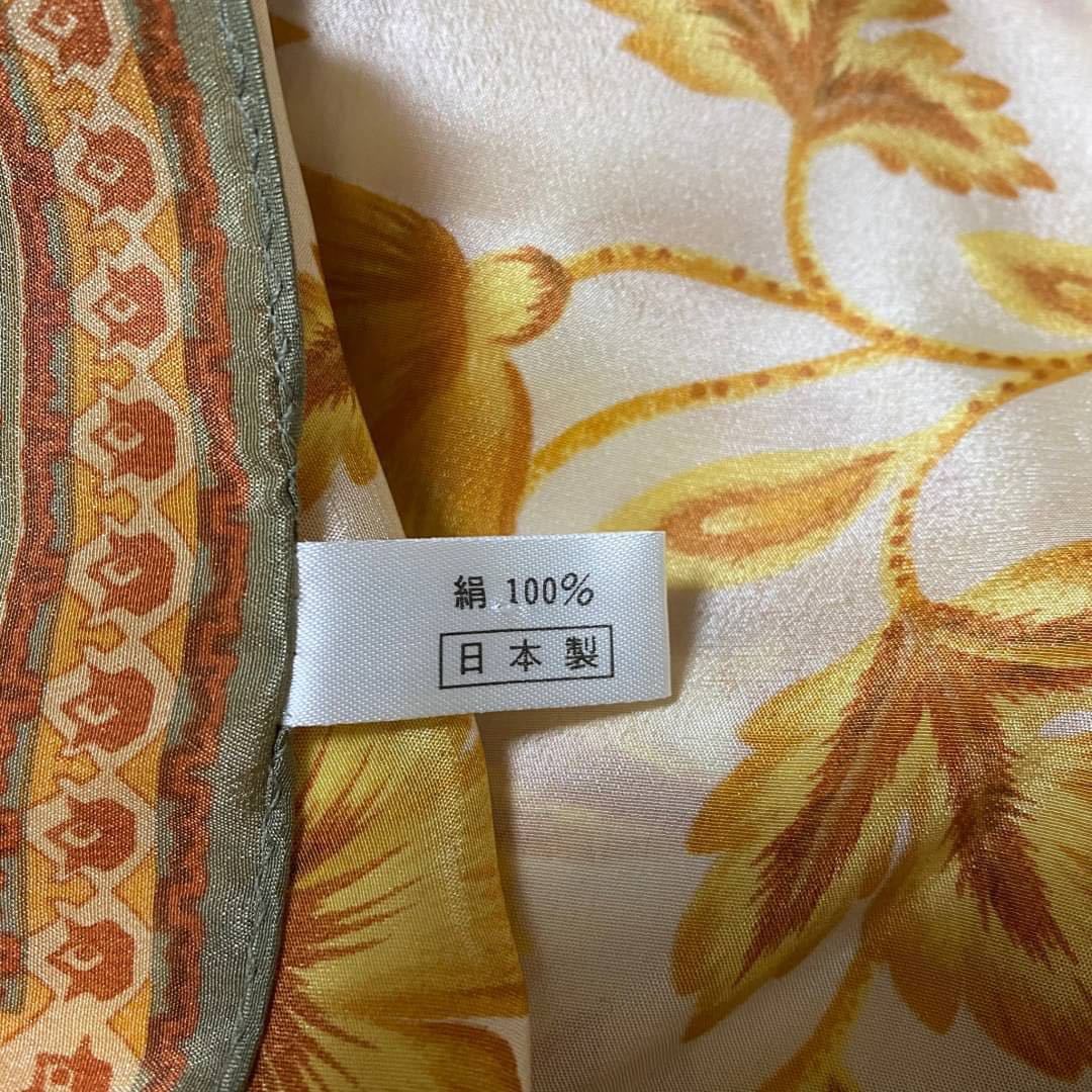 ヤフオク! - 新品 未使用 日本製 大判スカーフ ストール シル...