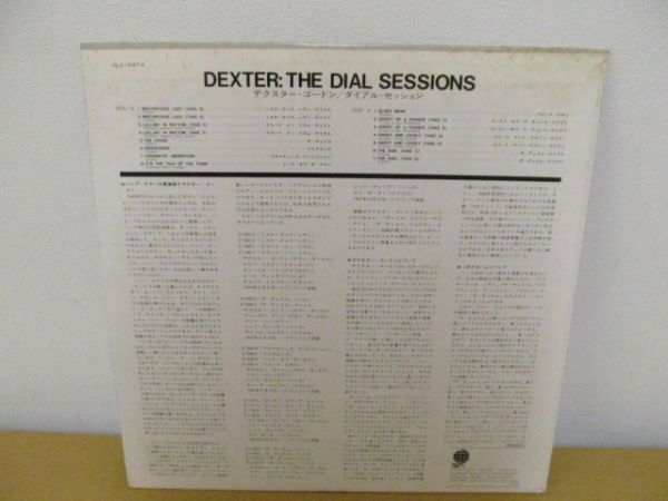 (48265)デクスター・ゴードン ダイアル・セッション　THE DIAL SESSIONS ダイアル・セッション　USED　経年保管品_盤面は綺麗です。