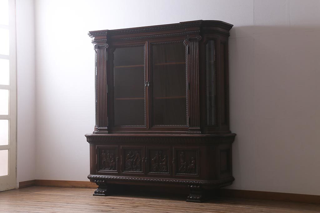 R-041633 アンティーク家具 フランスアンティーク マホガニー材 芸術