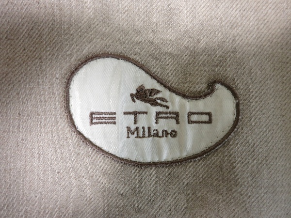 #snc Etro ETRO жакет 44 неотбеленная ткань linen большой размер женский [674217]