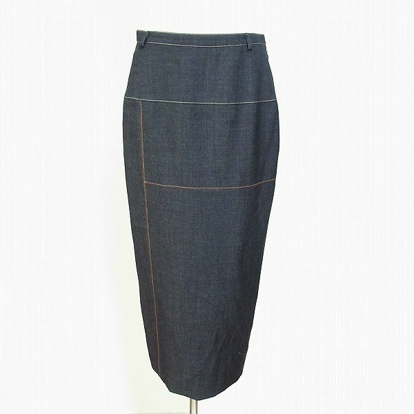 #wnc クリッツィア EVEX by KRIZIA スカートスーツ 40 ライナー付き 中綿 ジップアップ レディース [734472]_画像5