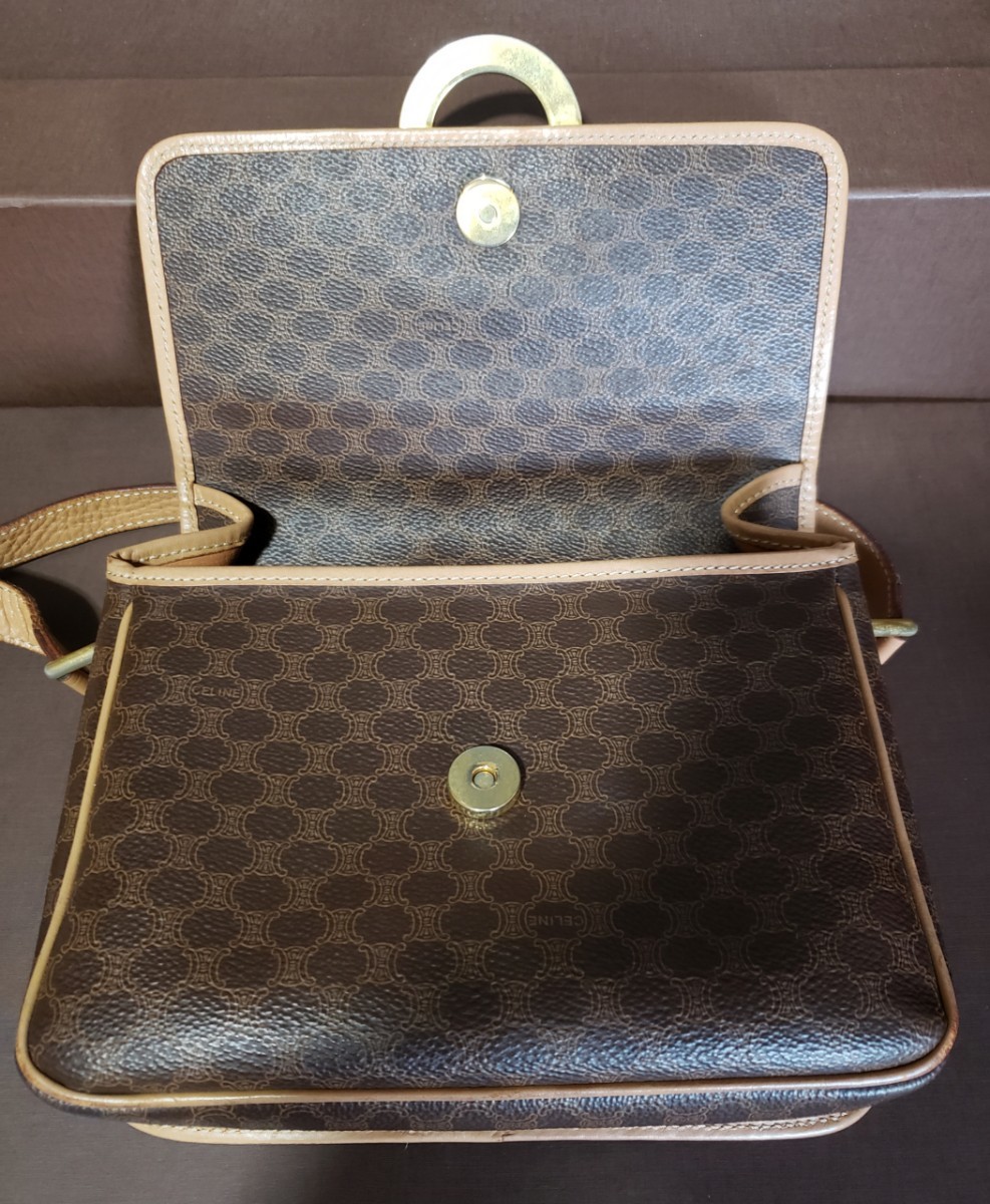 セリーヌ マカダム ショルダーバッグ CELINE ヴィンテージオールド