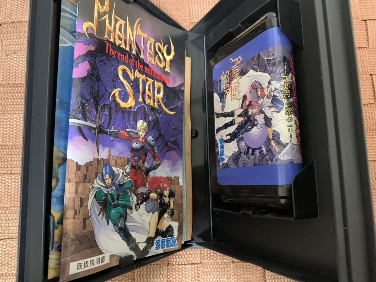 新品未使用メガドライブソフト ファンタシースター 千年記の終りに PHANTASY STAR SEGA MEGA DRIVE セガ MD メガドラ ジェネシス Genesis