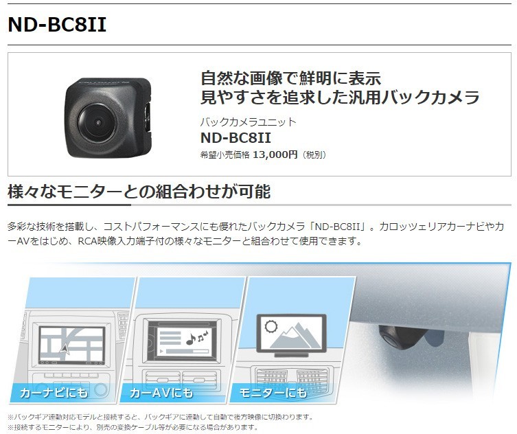 carrozzeriaカロッツェリアFH-6500DVD+ND-BC8II/6.8型液晶DVD/CD