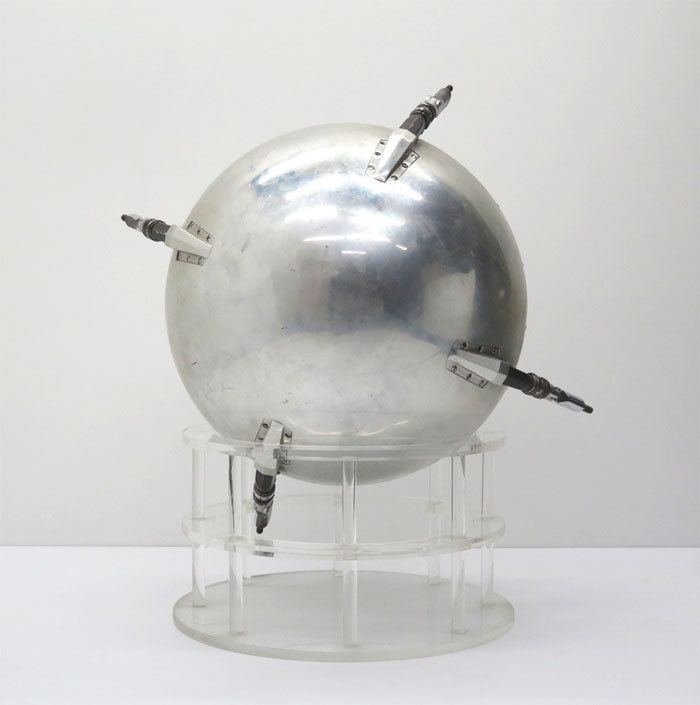 ◎○希少 世界初の人工衛星 スプートニク1号 実物大レプリカ / Sputnik-1 Replica / 旧ソビエト ソ連 宇宙 Space_画像4