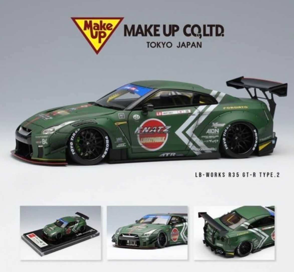 MAKEUP 1/43 LB WORKS GT-R Type.2 Racing Spec シリアルNo入 世界限定