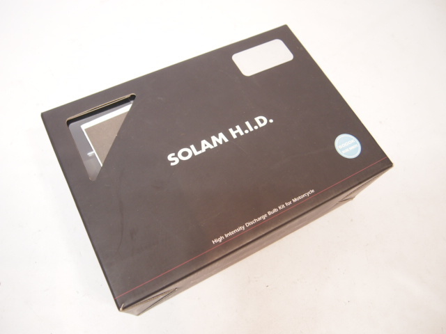 SOLAM製HID/H3ヘッドライト_未使用保管品。6000K/ディスチャージ/キセノン_画像1