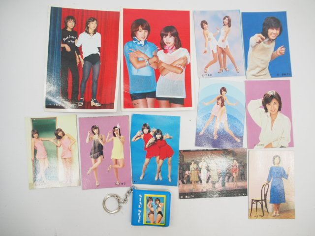  подлинная вещь идол _ карта _ коллекционные карточки _ Pink Lady Yamaguchi Momoe _ Saijo Hideki retro Showa Vintage _ античный 