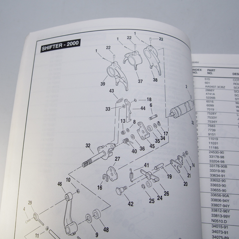 送料無料.即決.ビューエル2000-2001ライトニング.MODELSパーツカタログBUELL .X1.Part No.99571-01Y_画像3