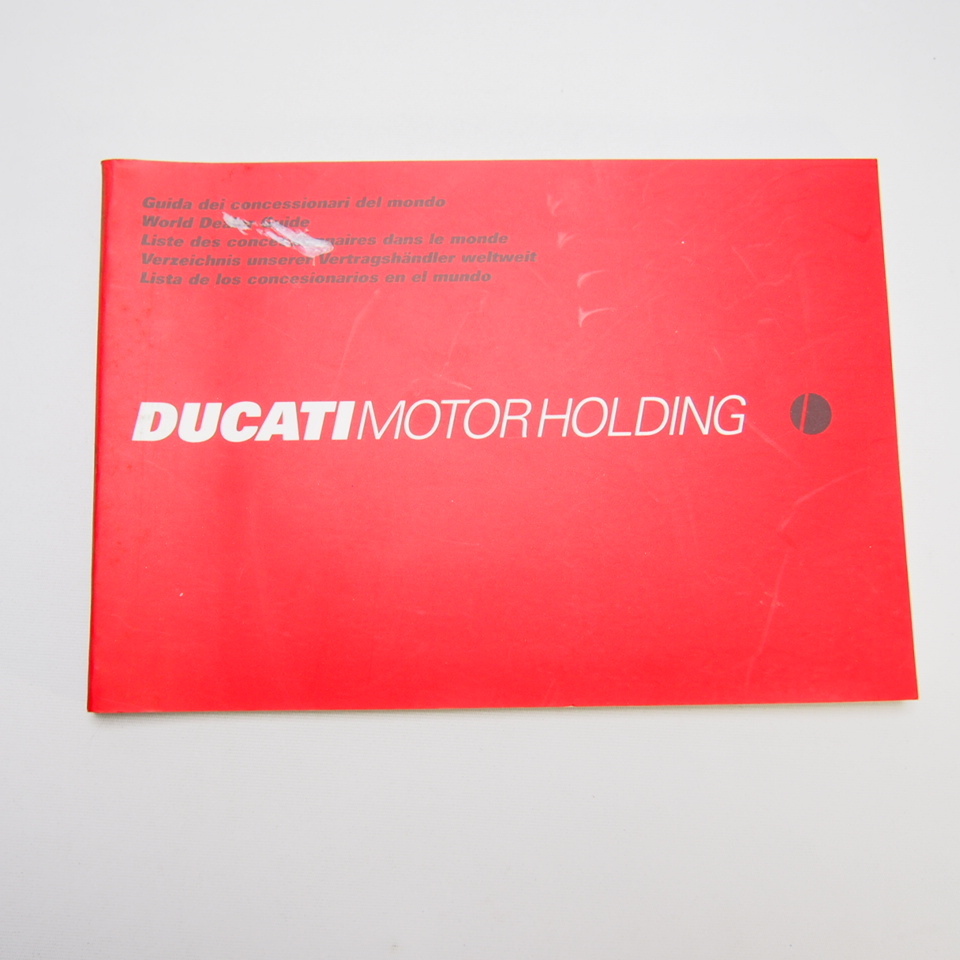  prompt decision. free shipping!DUCATI. Ducati. Ducati. world dealer list. dealer guide.2002/. britain .. west language 