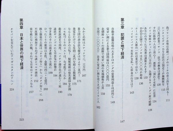 送料無★日本「地下経済」白書、門倉貴史著、祥伝社黄金文庫H17年1版1刷、中古 #1559