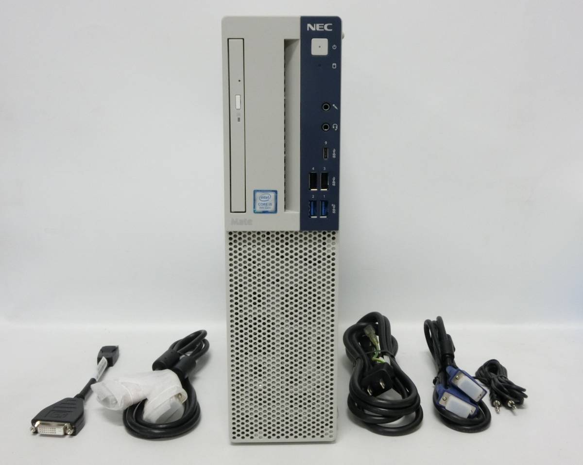 NEC Mate タイプMB PC-MKM30BZG5/Core i5-9500(3GHz)/HDD500GB/メモリ8GB/Windows11 Pro NEC デスクトップパソコン Mate J タイプMC(Windows 11 Pro Core i5-11500T 8GB S 500GB