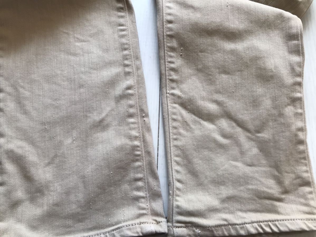 [ быстрое решение ]W31 Edwin EDWIN 5032 постоянный narrow стрейч цвет джинсы оттенок бежевого цвет сделано в Японии кромка цепь стежок specification NARROW