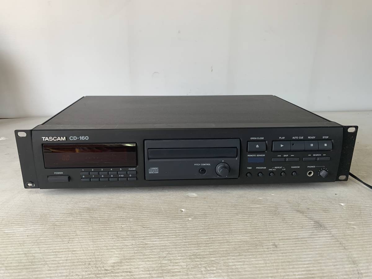 C44 1000円スタート TASCAM タスカム CDプレーヤー CD-160 ジャンク品