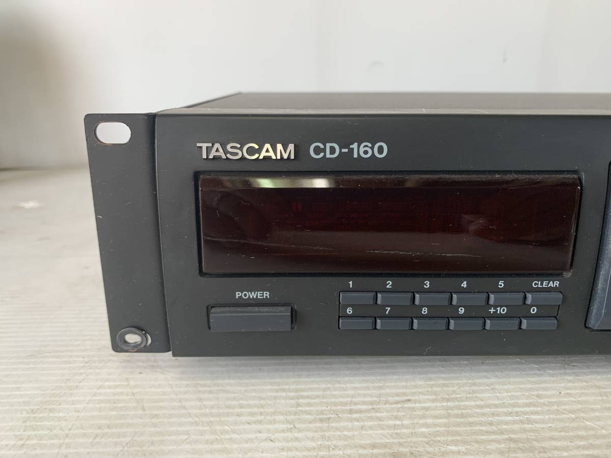 C44 1000円スタート TASCAM タスカム CDプレーヤー CD-160 ジャンク品