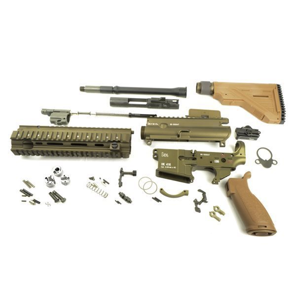 配送員設置 IRON AIRSOFT GHK M4 GBBシリーズ用 HK416A5 コンバージョンキット デザートカラー abamedyc.