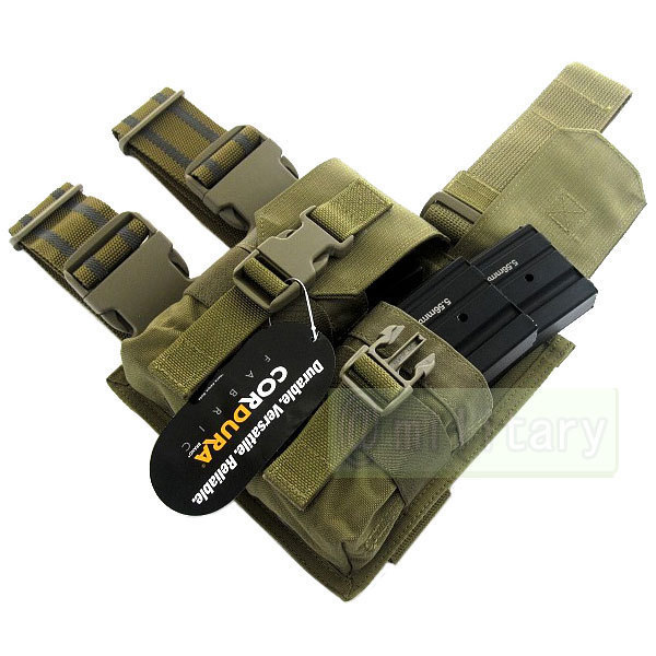 FLYYE Molle Drop Leg M4/M16 MAG Pouch KH　PK-E007_画像2