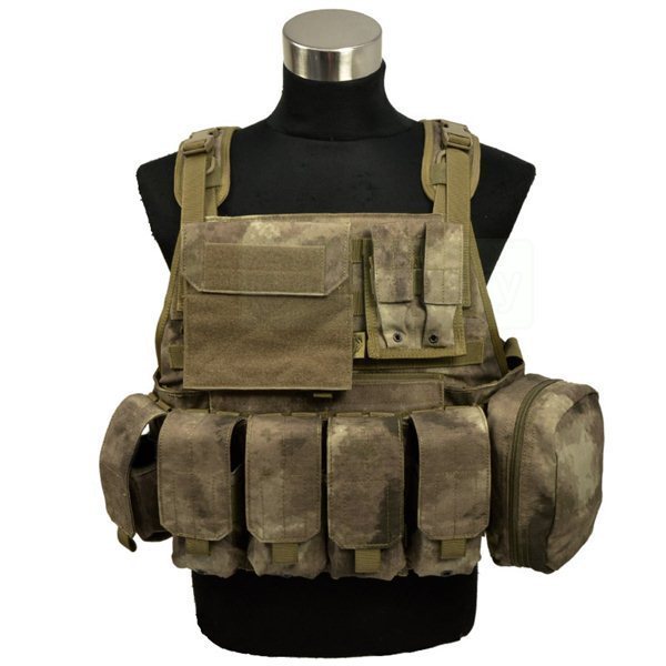 戦闘服 Flyye MOLLE Style PC Plate Carrier with Pouch Set A-TACS