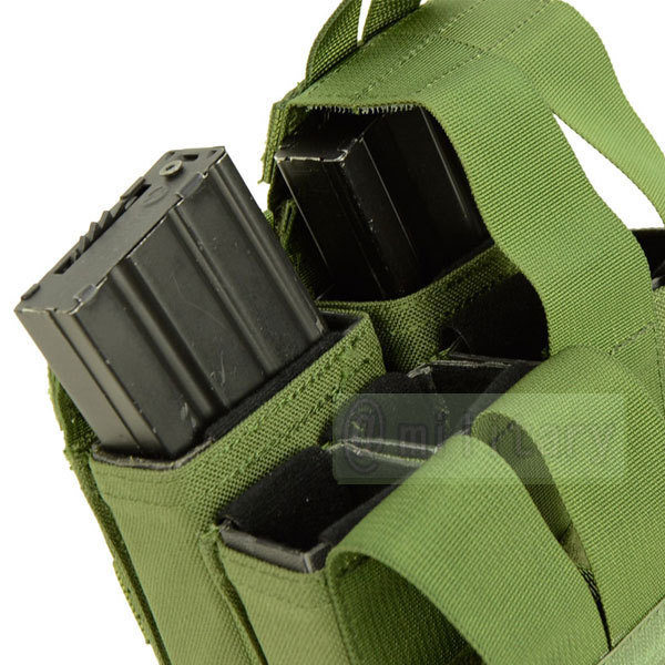 Flyye MOLLE Double M4 + Quad Pistol Mag Pouch　OD PH-P002_画像3