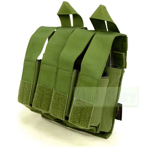 Flyye MOLLE Double M4 + Quad Pistol Mag Pouch　OD PH-P002_画像1