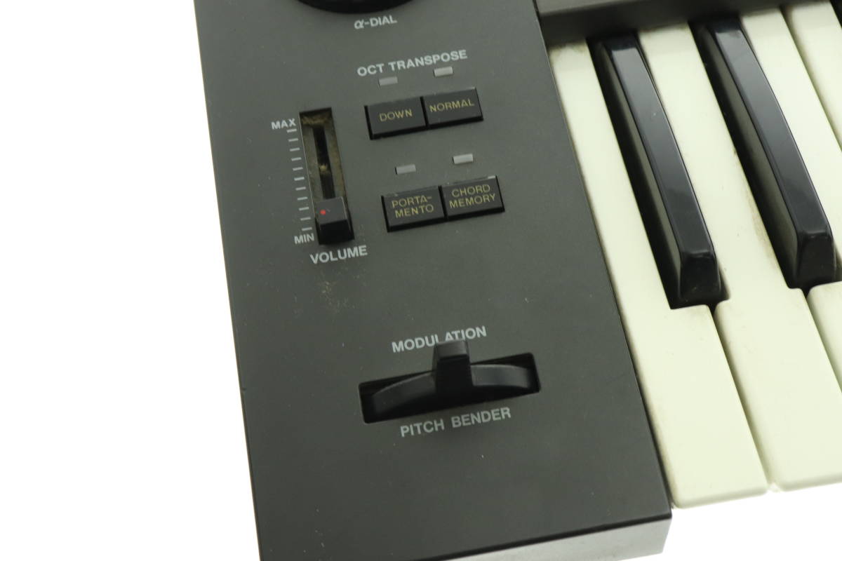 VMPD4-35-6 Roland ローランド シンセサイザー JU-2 α JUNO-2 キーボード 鍵盤楽器 楽器 ハードケース付き 通電確認済 ジャンク_画像7
