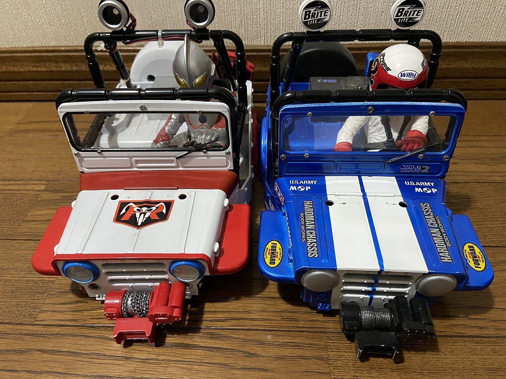 ワイルドウィリー2 ウルトラマン改造 タミヤ ラジコン セット オリジナルボデイ付 電池 急速充電器付属