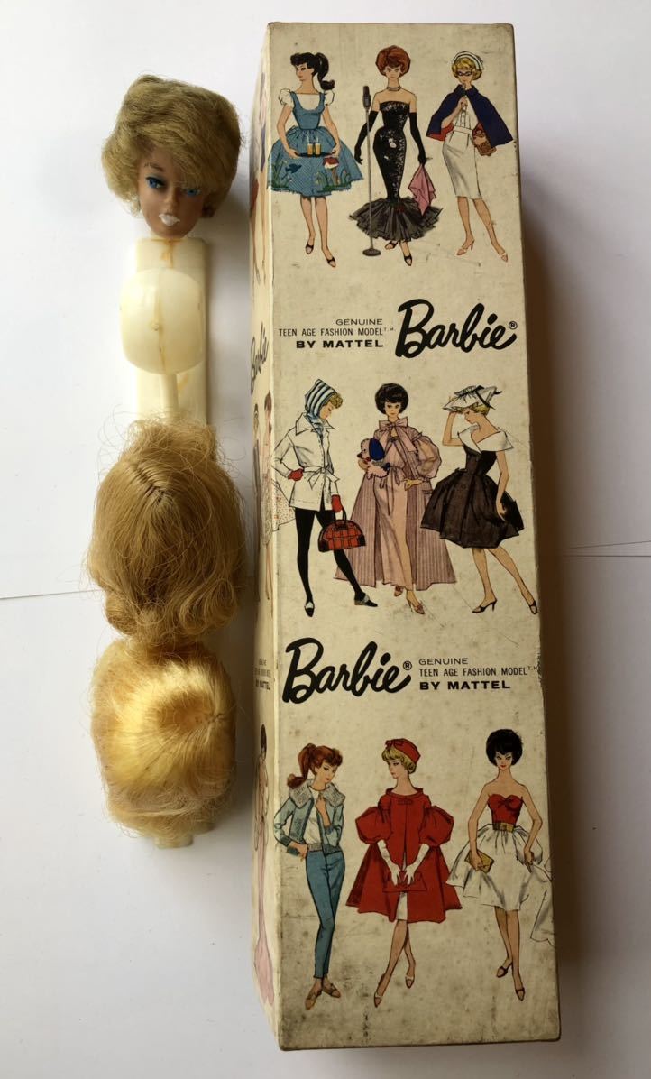 ヤフオク! - バービー人形 ヘッド＋ウィッグ2点 1960年代 ビンテー