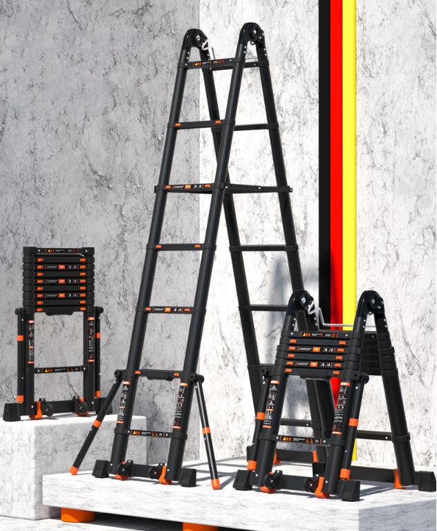限​定​販​売​】 即決# アルミ製 脚立はしご 折り畳みはしご 昇降 工事用はしご 伸縮はしご 4.2m 脚立、はしご、足場 工具、DIY用品  住まい、インテリア￥16,705-leosbau.com