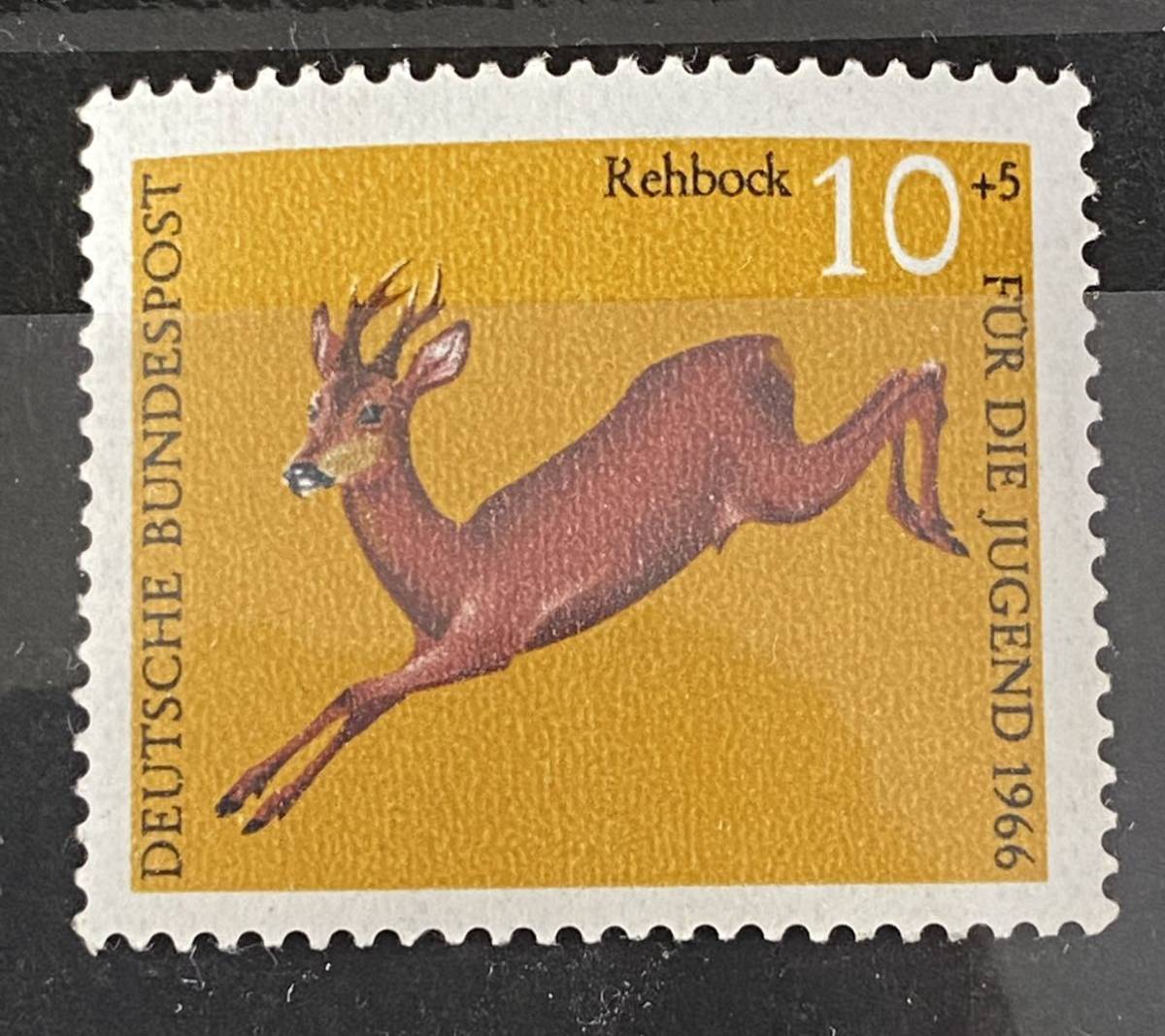 ドイツ切手★若者のために　リューベック1966年b1_画像1