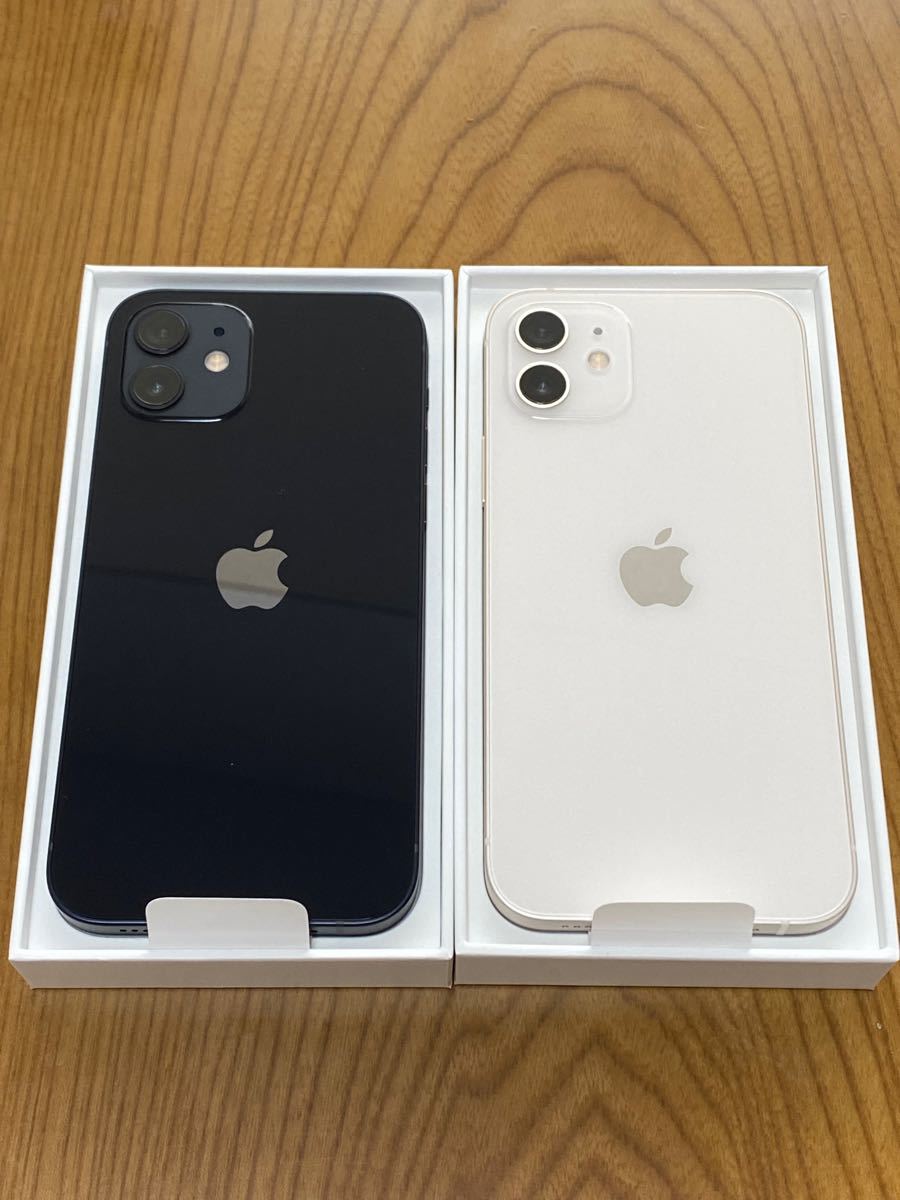 iPhone12 64 Black and White 2台セット-