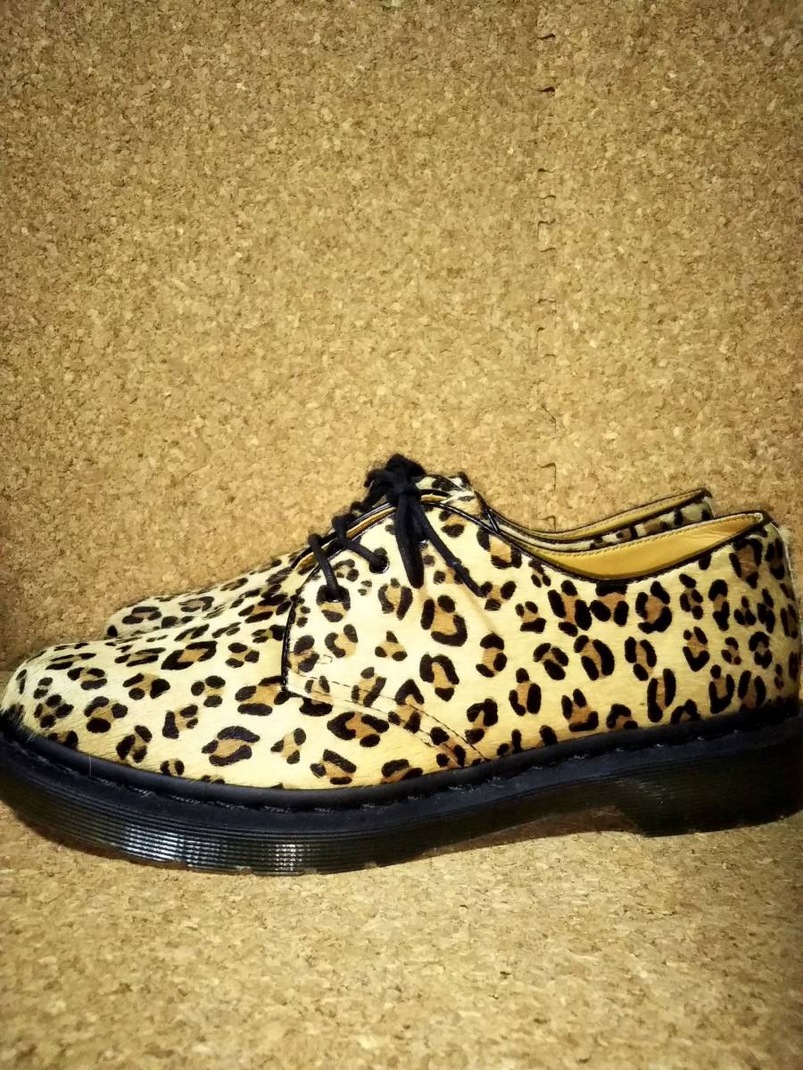 最高級 (27cm UK8 レオパード3ホールシューズ 1461 別注 【Dr.MARTENS