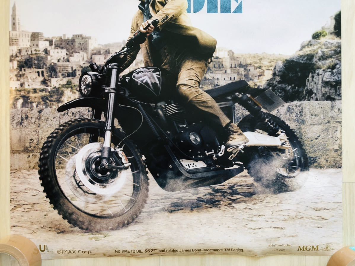 「007／ノー・タイム・トゥ・ダイ」③(2021)映画ポスター　IMAX版　ワンシート　オリジナルポスター　アメリカ版ポスター　D・クレイグ_画像2