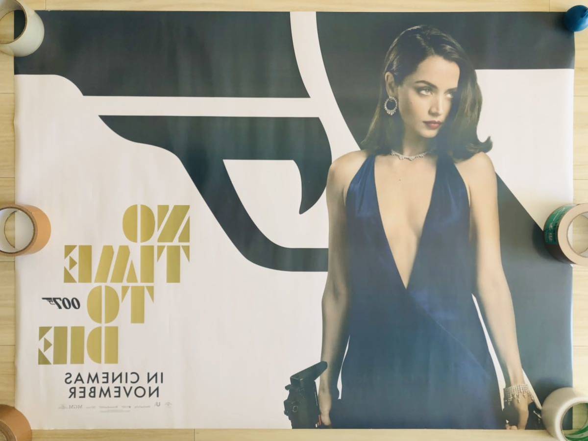 「007／ノー・タイム・トゥ・ダイ」⑦(2021)映画ポスターUK版　オリジナルポスター　イギリス版ポスター　アナ・デ・アルマス　パロマ_画像7