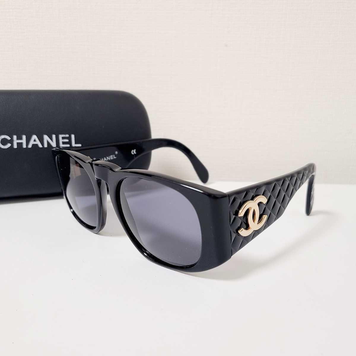 美品 CHANEL シャネル ココマーク サングラス ブラック レディース