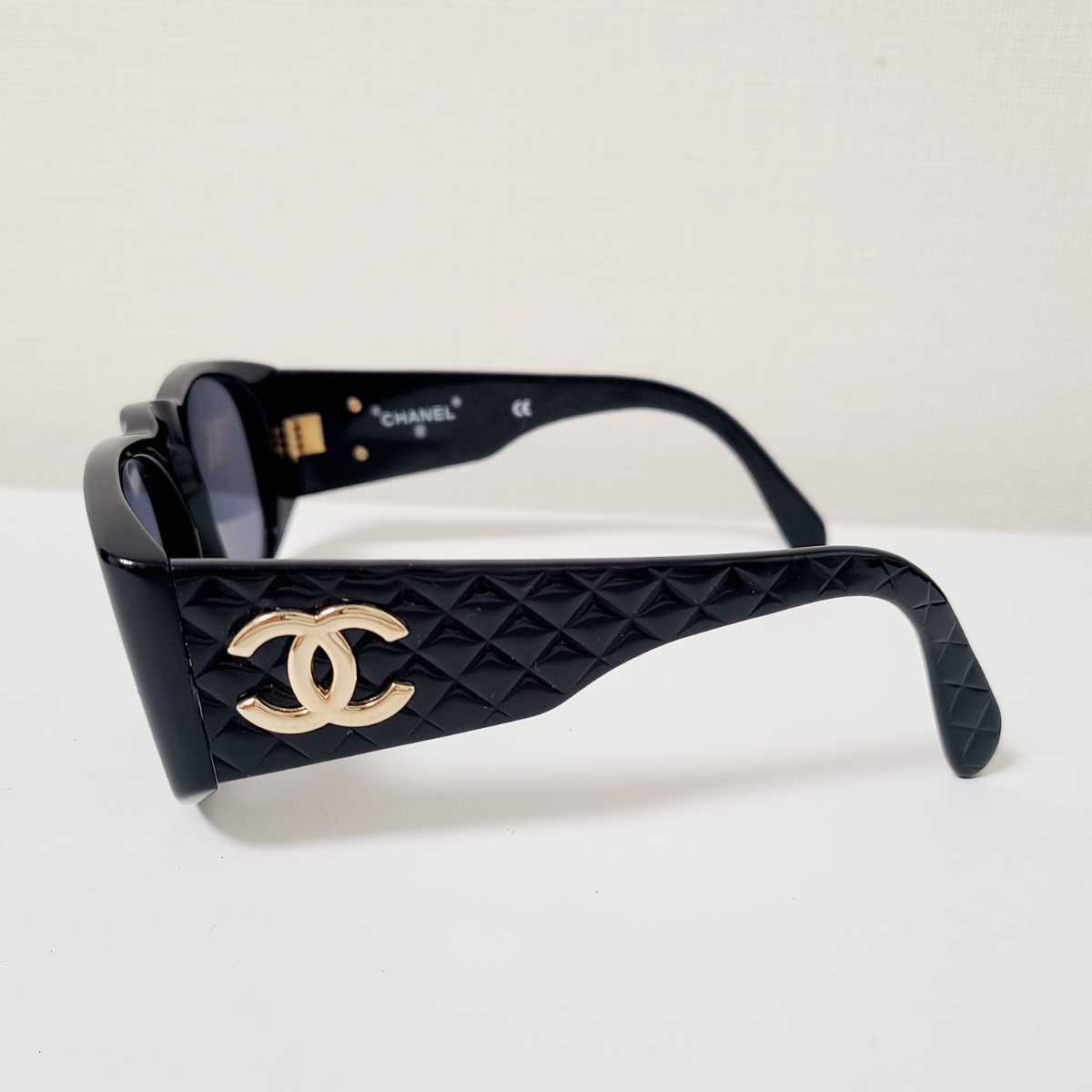 美品 CHANEL シャネル ココマーク サングラス ブラック レディース