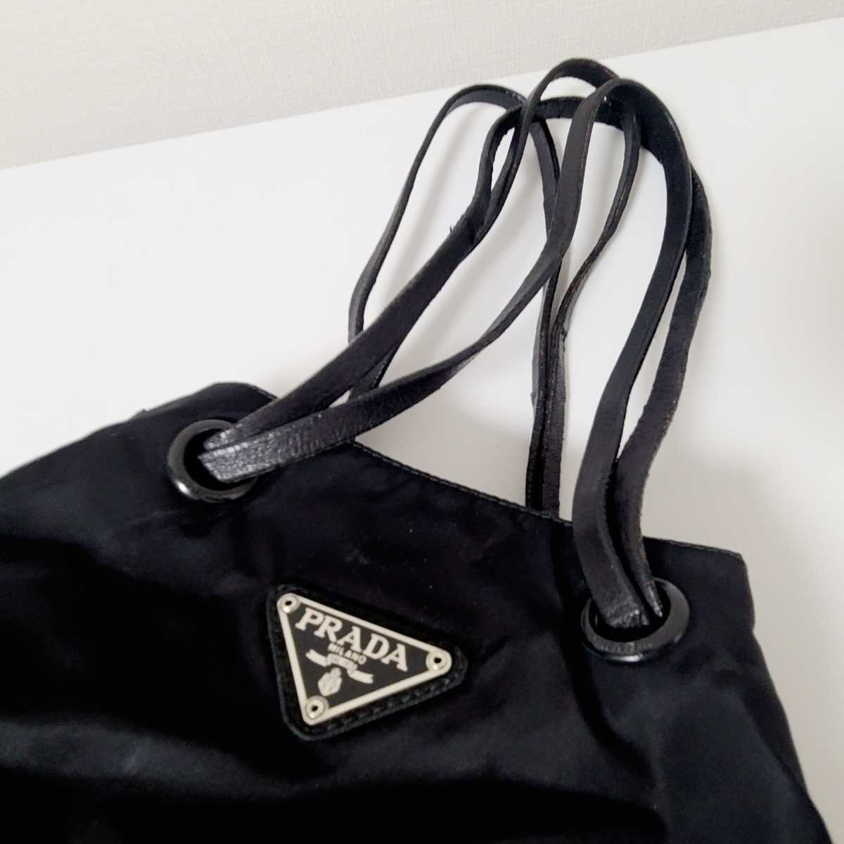激安☆超特価 Prada スタッズレザー 巾着ミニバッグ ポーチ nrsports