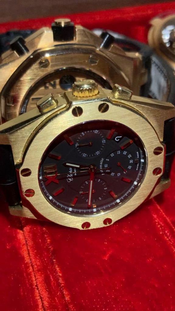 正規品ショパールクロノグラフ高級腕時計CHOPARD定価430万18K製紳士用ロイヤルオークオフショアノーチラスビックバン付属品完備美品_美しい磨きに仕上げ方は世界の一流品です