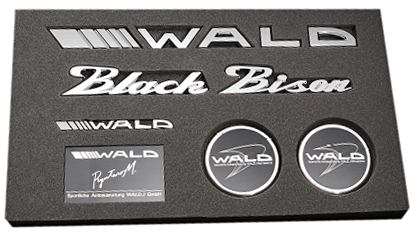 【M's】WALD BLACK BISON ブラックバイソン エンブレム セット2_画像1