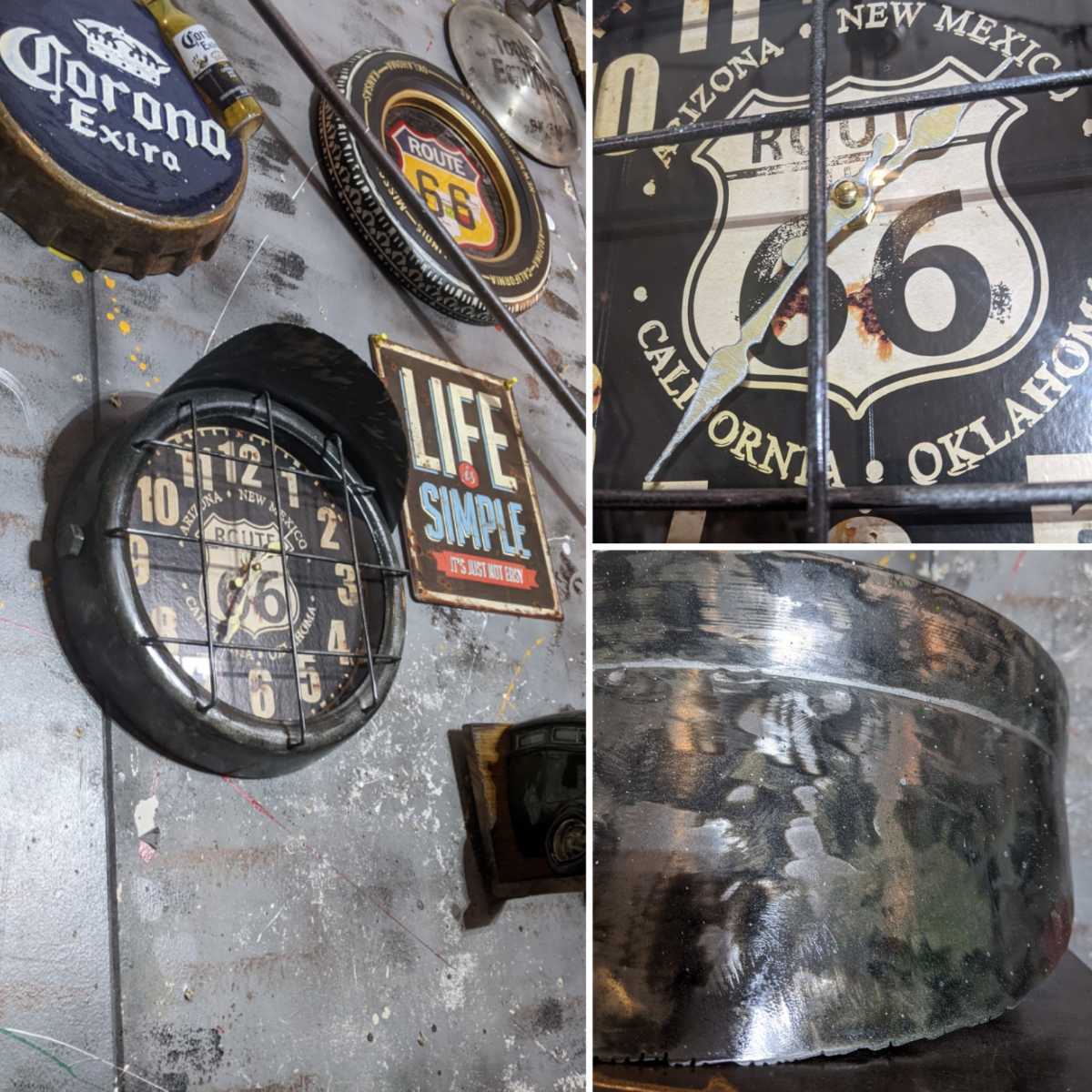 アメリカンヴィンテージ Style/ROUTE66 ウォールクロック アメリカンヴィンテージ Style/ROUTE66 ウォールクロック