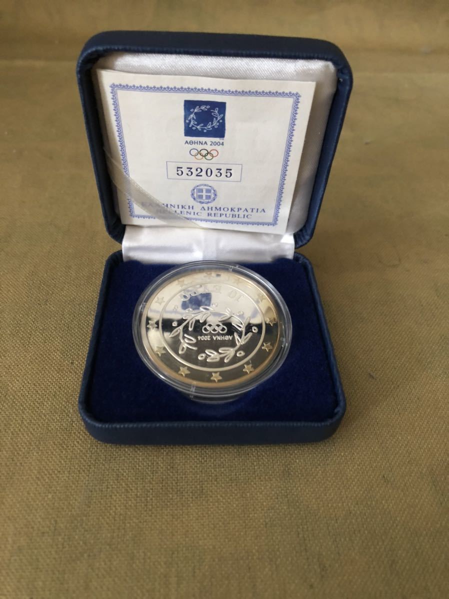5250円 2004 ATHNES OLYMPICS Pagratio Commemorative 10 euro 5250円 2004 ATHNES OLYMPICS Pagratio Commemorative 10 euro
