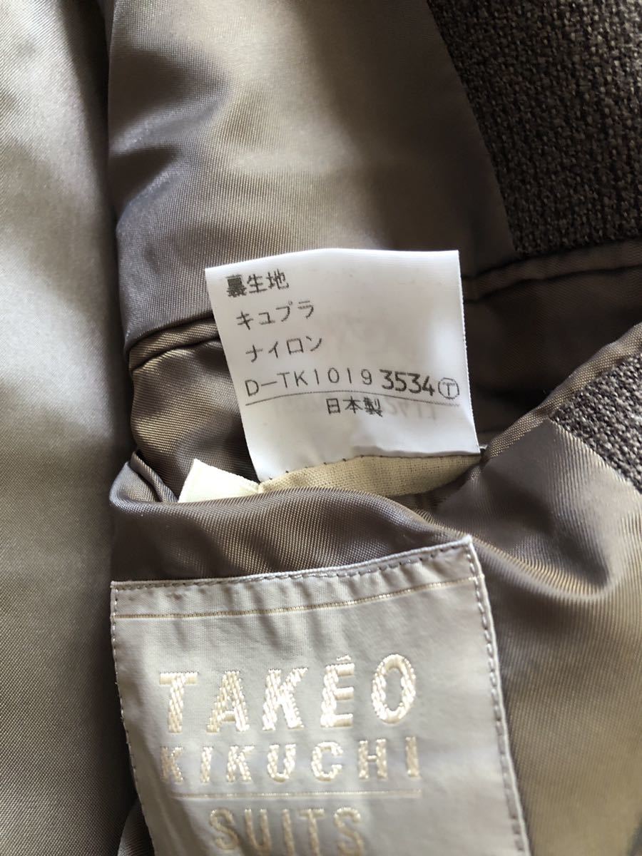 TAKEO KIKUCHI твид жакет сделано в Японии tailored jacket размер 4 прекрасный товар 
