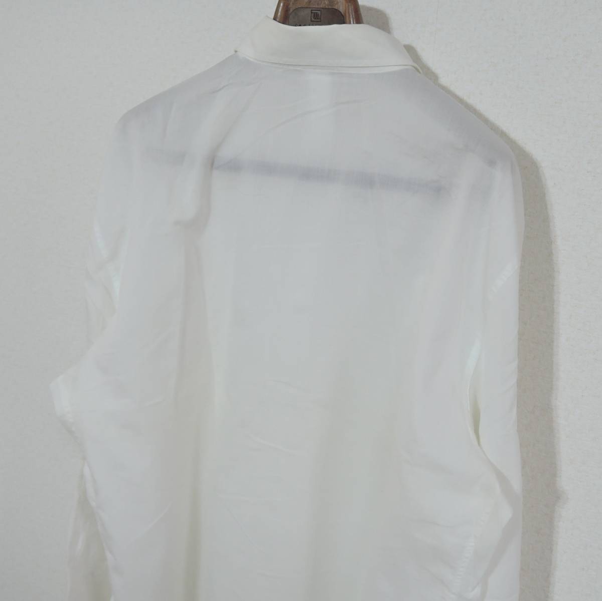 vintage ジャンニ ヴェルサーチ GIANNI VERSACE 刺繍 デザイン オーバーサイズ シャツ 54 ホワイト トップス イタリア製 ヴィンテージ 6686の画像5