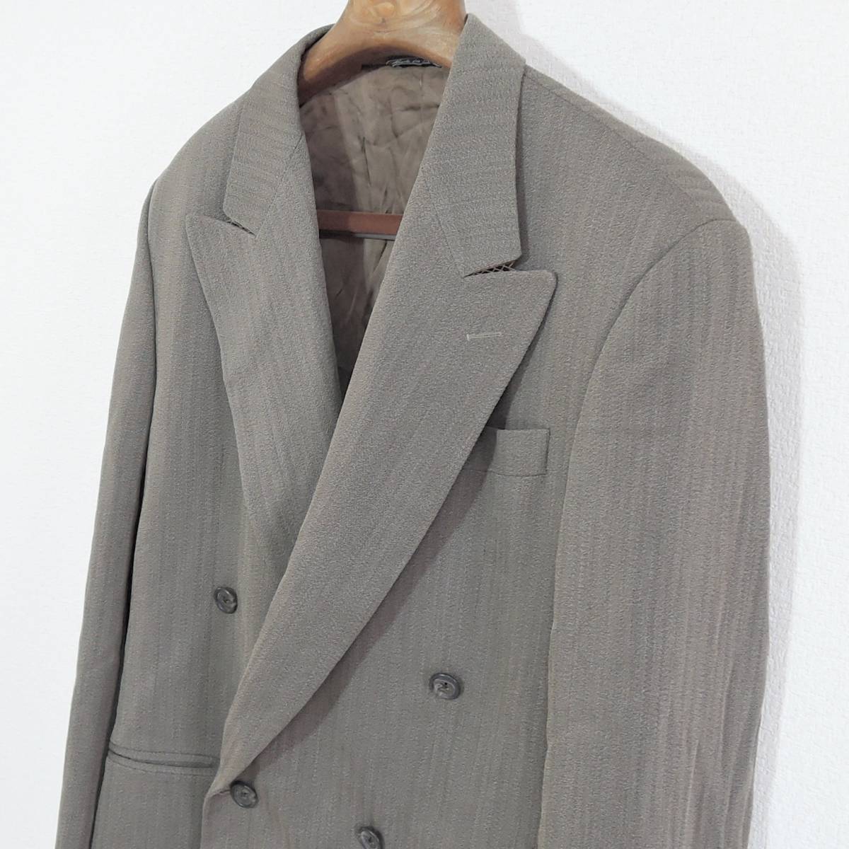 vintage Fendi FENDI CLUB Italy made wool double tailored jacket men's 46 Vintage 6668