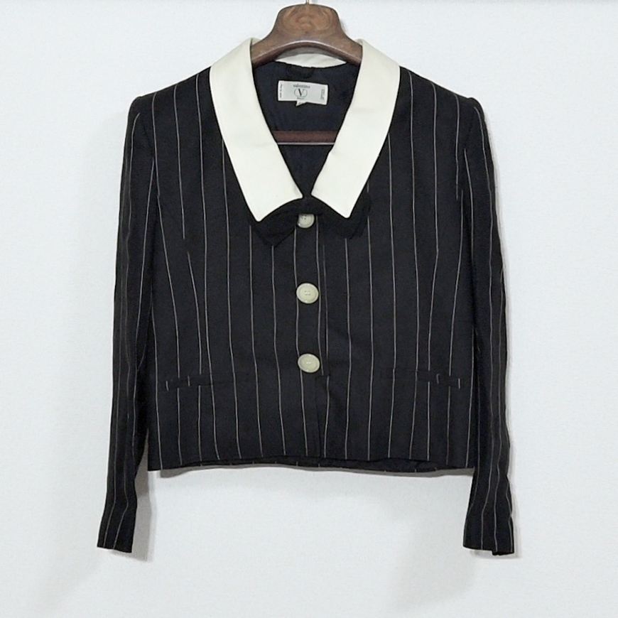適当な価格 ジャケット リネン 麻100% イタリア製 missV GARAVANI VALENTINO ガラヴァーニ ヴァレンティノ vintage リボン付 6698 ヴィンテージ 44 女性用 適当な価格 ジャケット リネン 麻100% イタリア製 missV GARAVANI VALENTINO ガラヴァーニ ヴァレンティノ vintage リボン付 6698 ヴィンテージ 44 女性用