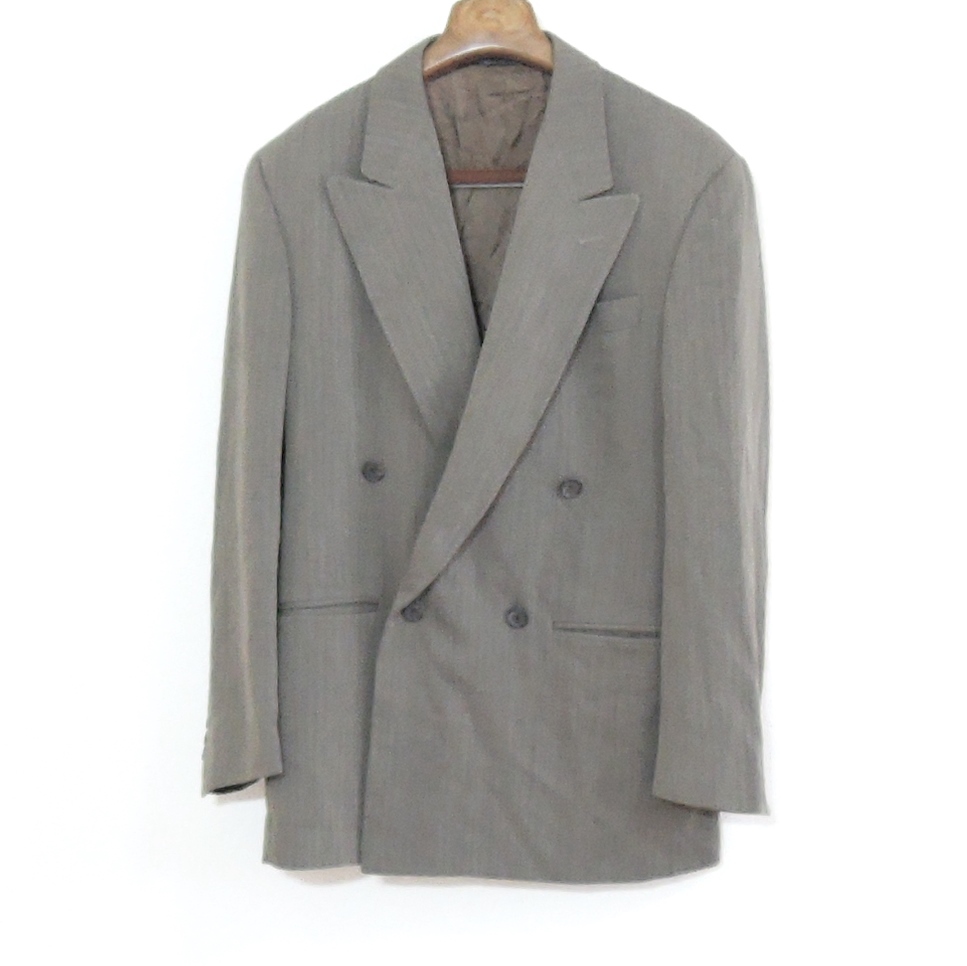 vintage Fendi FENDI CLUB Italy made wool double tailored jacket men's 46 Vintage 6668
