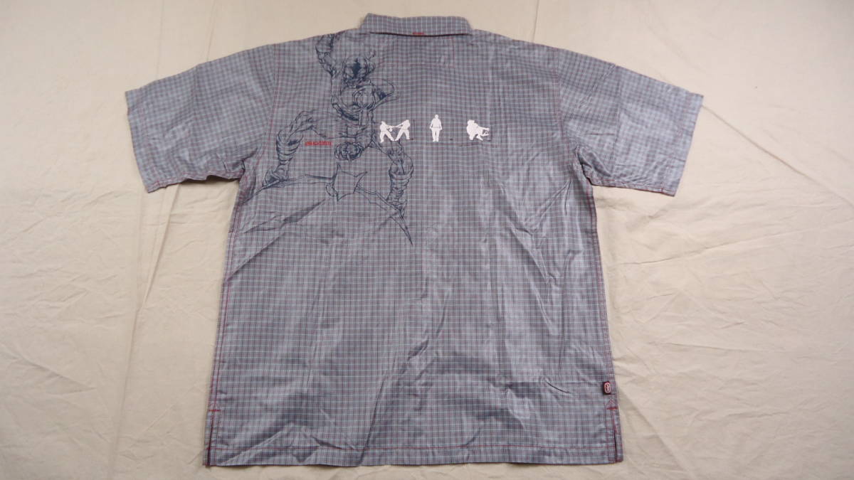 ecko 舊モデル 半袖シャツ グレー/チェック L 半額以下 60%off エコー サイ HIPHOP レターパックライト おてがる配送ゆうパック 匿名配送