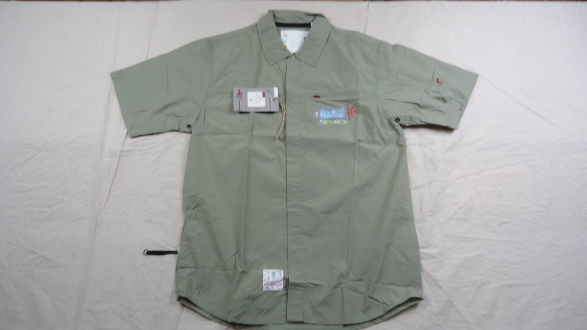 LRG old model short sleeves shirt khaki XL half-price and downward 60%offe lure ruji- letter pack post service light Yupack (.... version ) anonymity delivery 